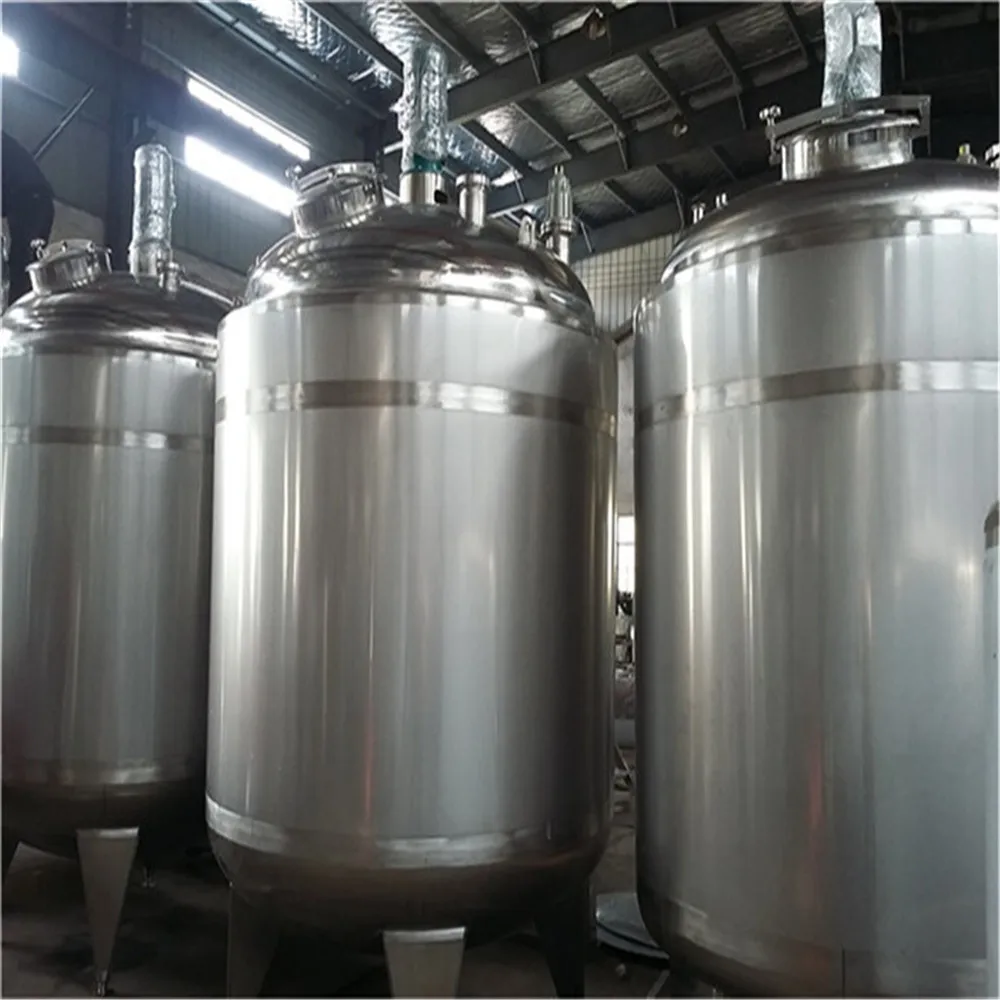 
2000 Gallon 316 stainless steel mixing tank storage tank with mixer price 
