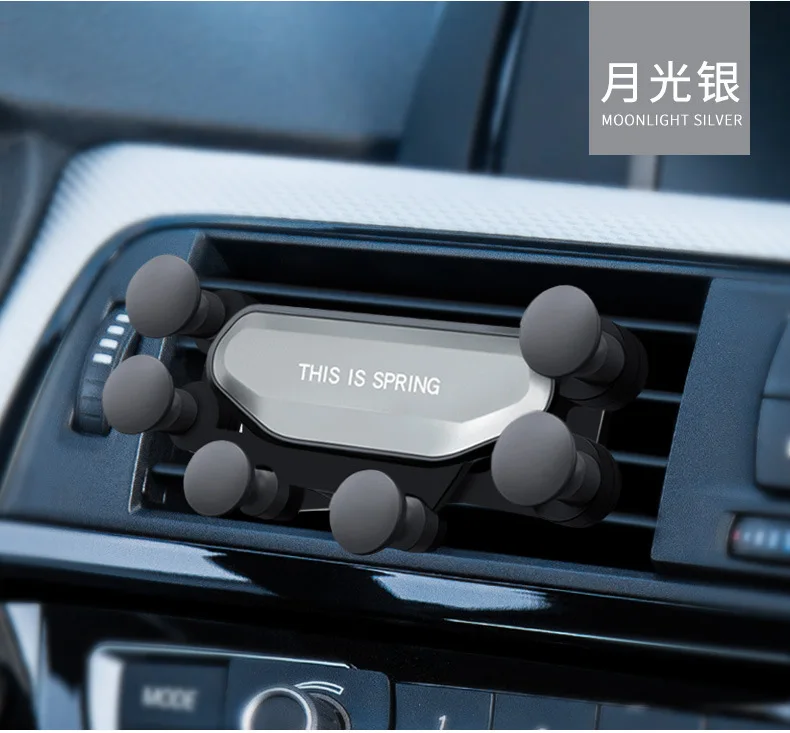 
Top sellers 2020 for amazon Gravity phone holder Universal Mini Air Vent Mobile Cell Stand Car Mount Phone Holder 