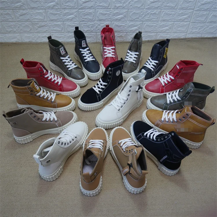 

MH8141 Lace Up new trend fashionable wholesale men cowboy boot hiking martin boots men's casual shoes stock