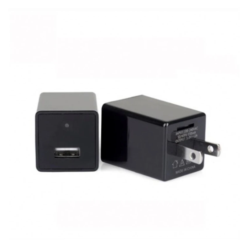 

WiFi Hidden Remote Control HD 1080P Mini Plug USB Wall Charger Camera