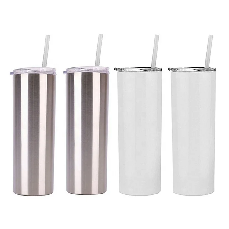 

New design 20oz stainless steel sublimation tumbler double walled vacuum insulated sublimation blank straight skinny tumbler