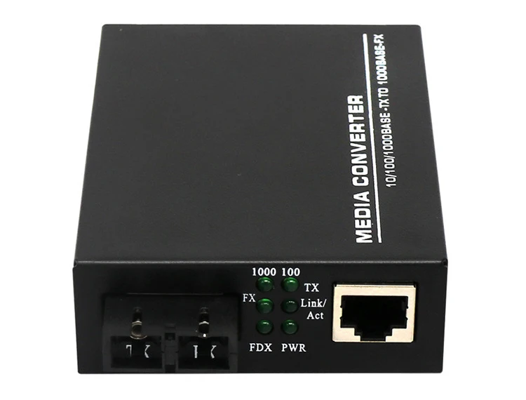 Huawei compatible 10/100/1000M 20KM dual fiber optic media converter