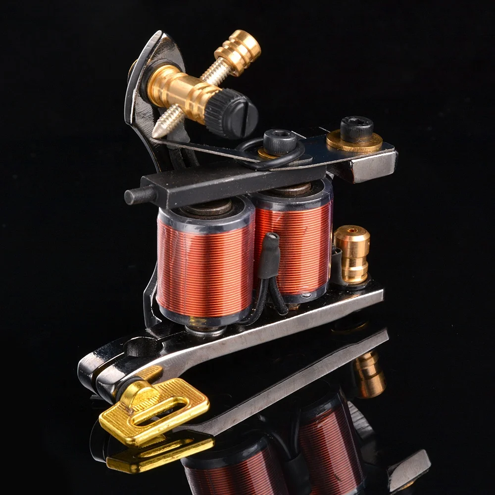 
Hand Made Top Quality Iron Professional Tattoo Long neelde coil machine Liner shading 