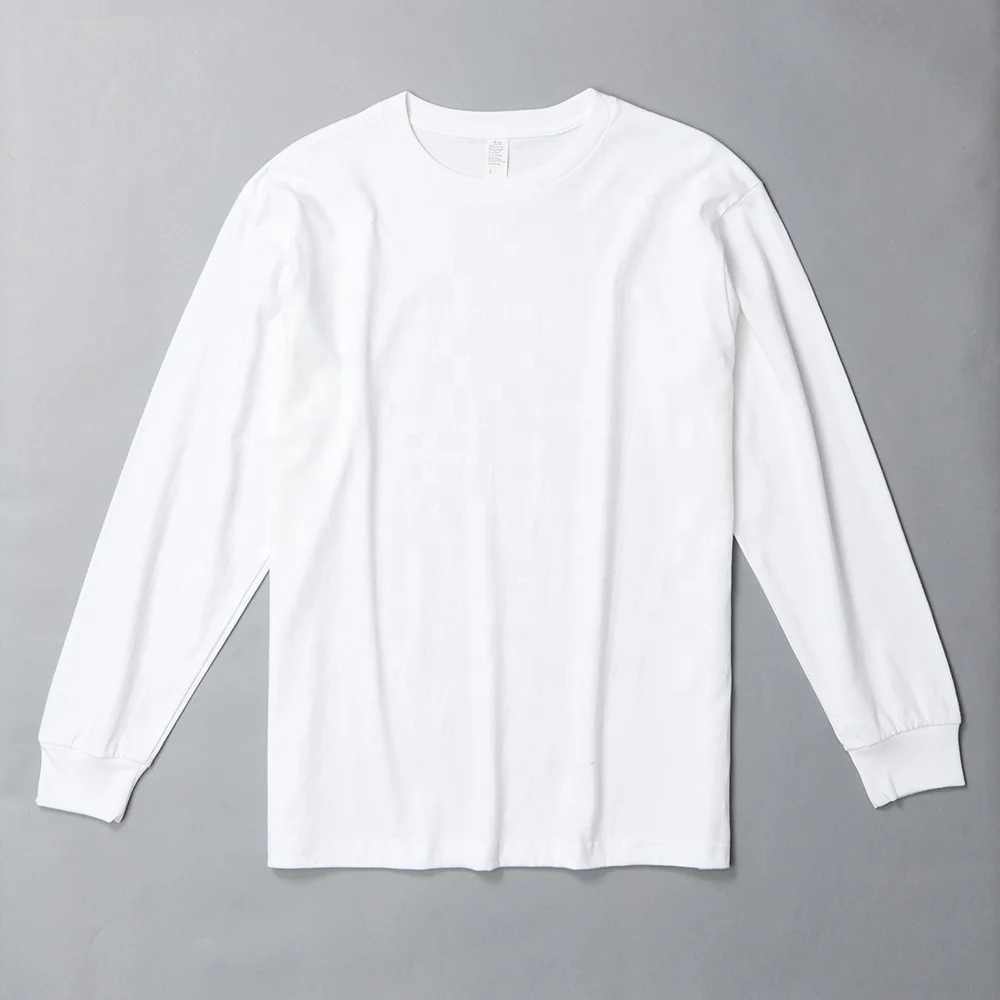 

Bulk blank round neck plus size women for mens promotion unisex color combination longsleeve white tee tshirts t-shirts t shirts, Picture color or custom made