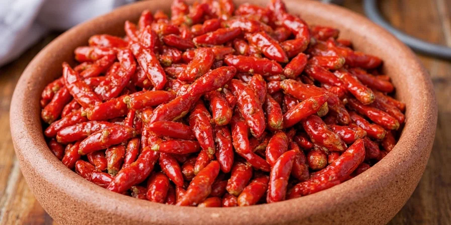 Side-by-side comparison of guajillo and ancho chilies