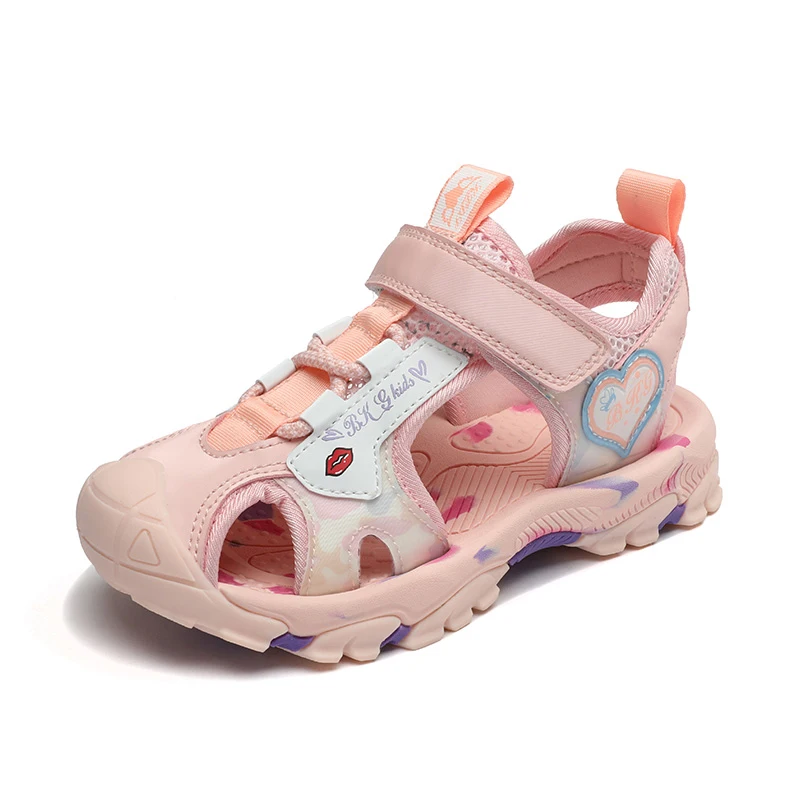 

BKG 2021 new arrival high quality Children shoes sandals summer girl kids sandals wholesaler Anti-Slippery good price xie