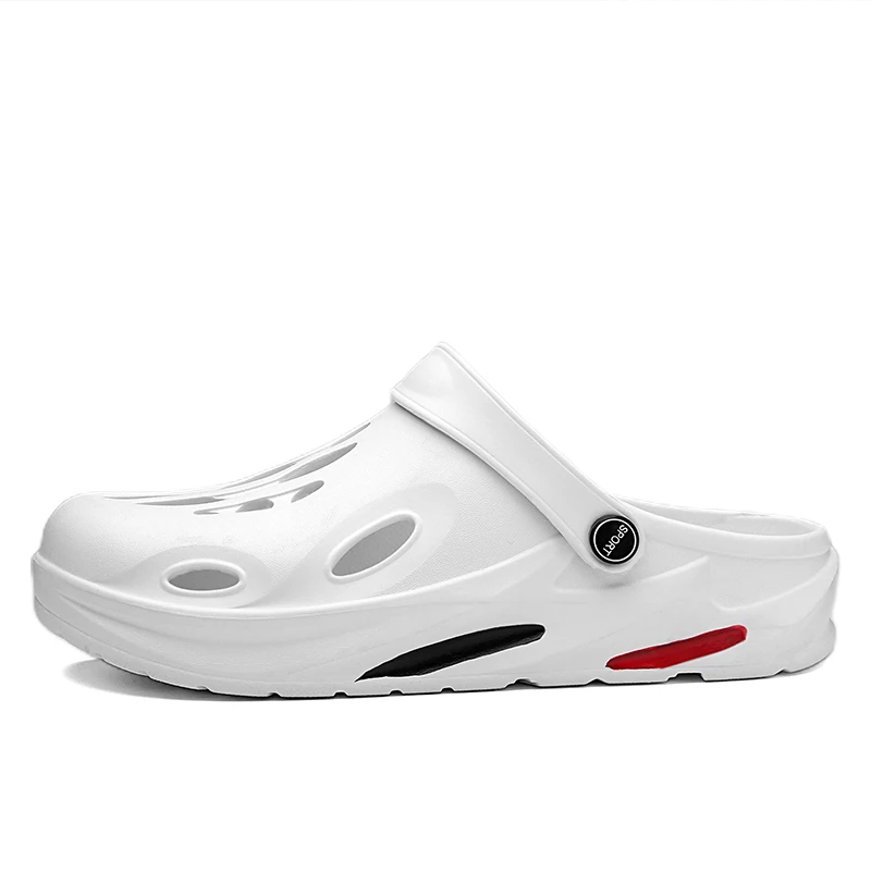 

Our wholesale 2021 summer hot Croc men CROC casual beach shoes garden refreshing anti-slip sandals