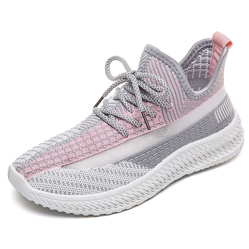 

Mesh Loafers Rubber Stretch Fabric Breathable Ladies casual shoes