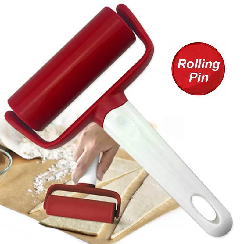 
High Quality Household Baking Portable Rolling Pin Plastic Rolling Pin 
