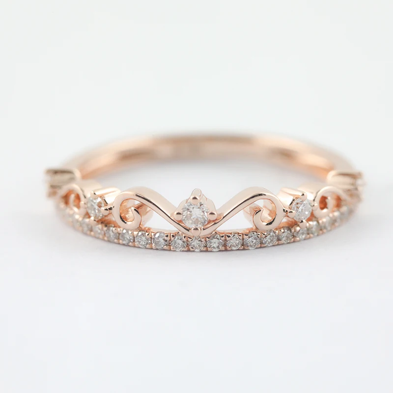 

Round Cut Loose Diamond Variously Set Eternity Ring With Design Titles, Def white