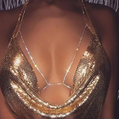 

Fashionable Sexy Shining Rhinestone Body Chain Bikini Body Chain