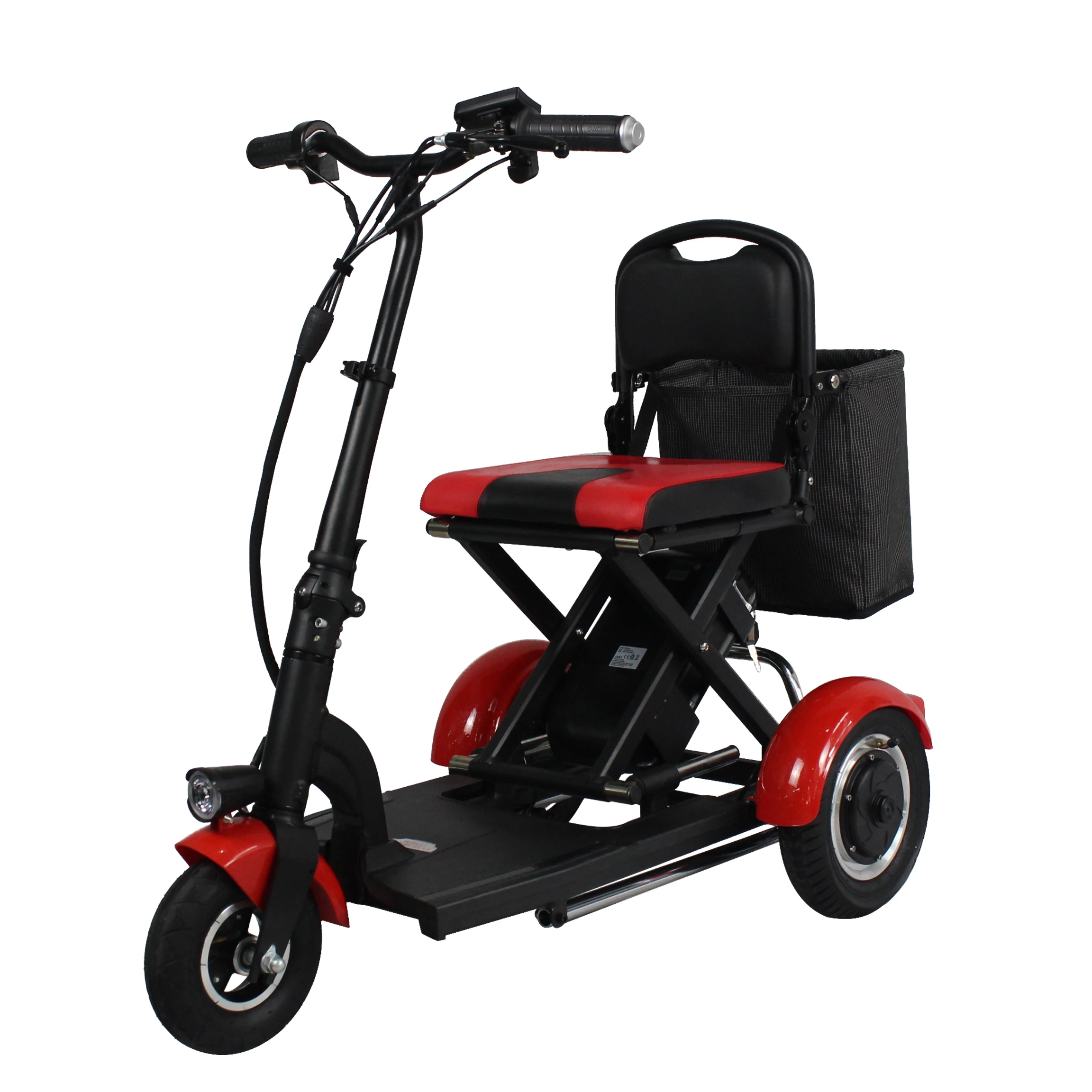 

3 Wheel Foldable Cheap Mobility Adult Kick Moped E Scooter Handicapped Scooters Electric Tricycles For Sale, Customized