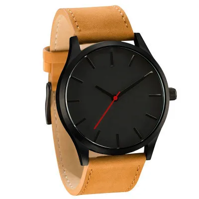 

Luxury Man Watch Fashion Business Quartz Wrist Watch Matte Leather Band Boy Clock Quartz Watches