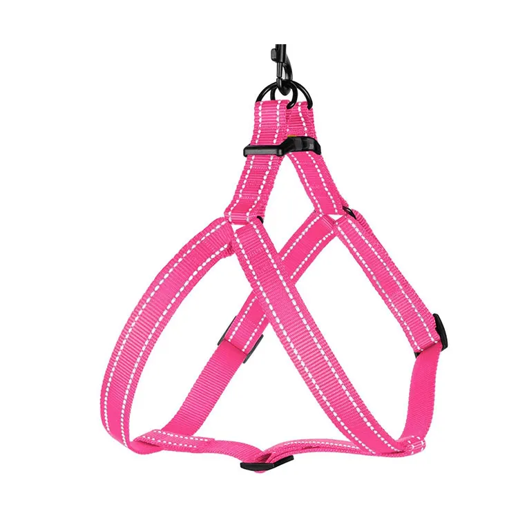 

Breathable Luxury Pet Pink Vest Dog Harness And Leash Adjustable Innovative Products 2020