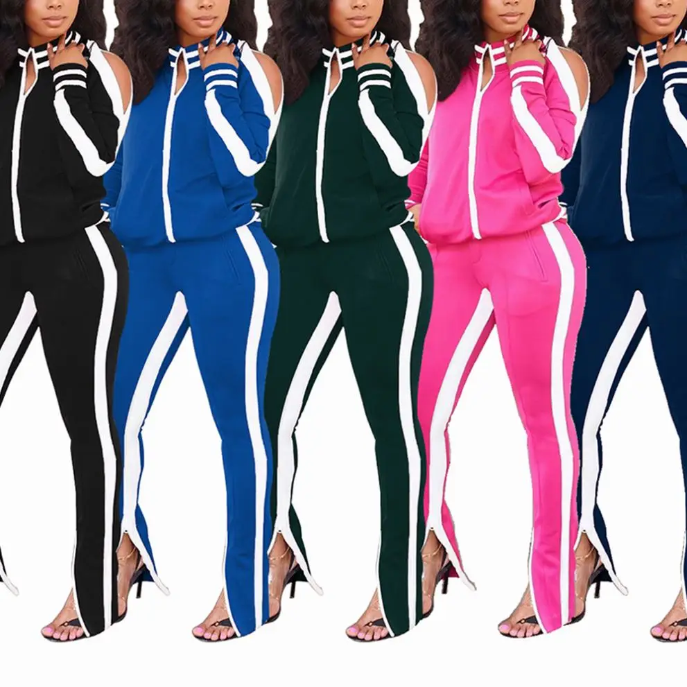 

2020 Wholesale Fashion Custom Pullover Truck L Two Piece Sport Suit Women