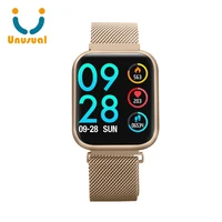 

P80 smart watch IP68 Waterproof outdoors Blood Pressure Monitor stainless steel magnetic silicone bracelet