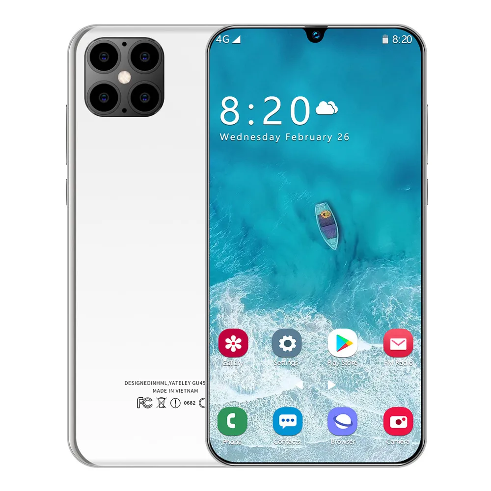 

12X Support face recognition function 6.5-inch touch screen large fashion design hd camera autofocus 8+128GB