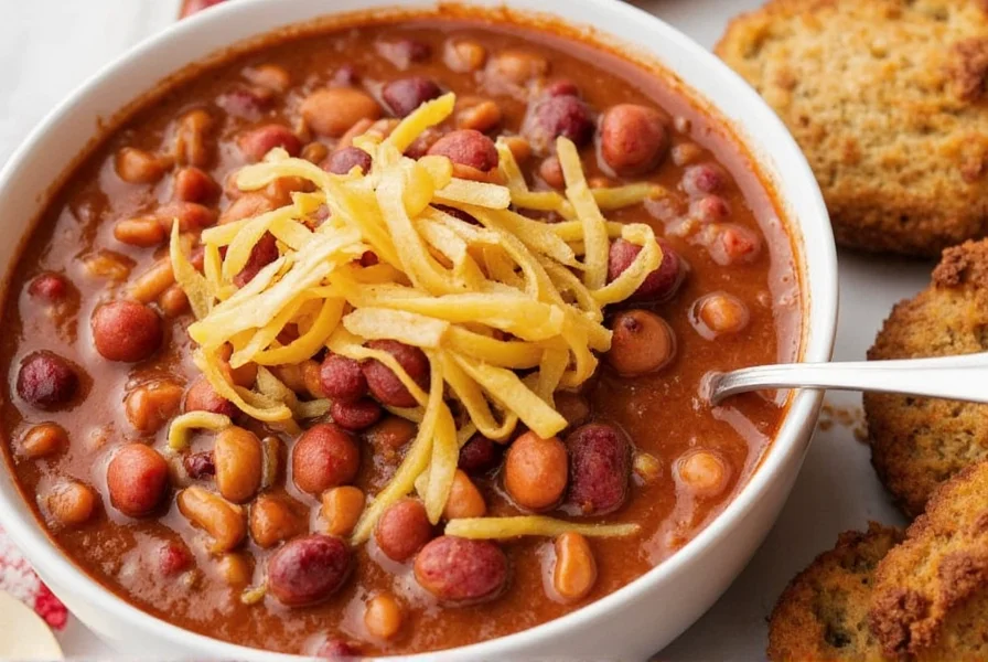 Cooking chili on stove top