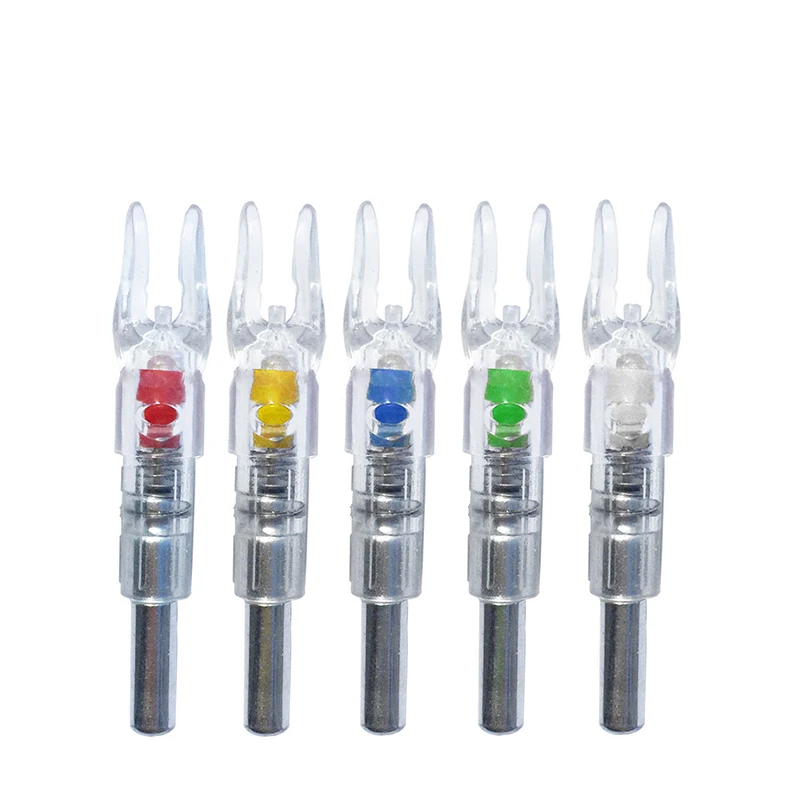 

Fits 6.2mm ID Arrow Shaft Power Time 60 Hours Multi Colors LED Hunting Lighted Nocks