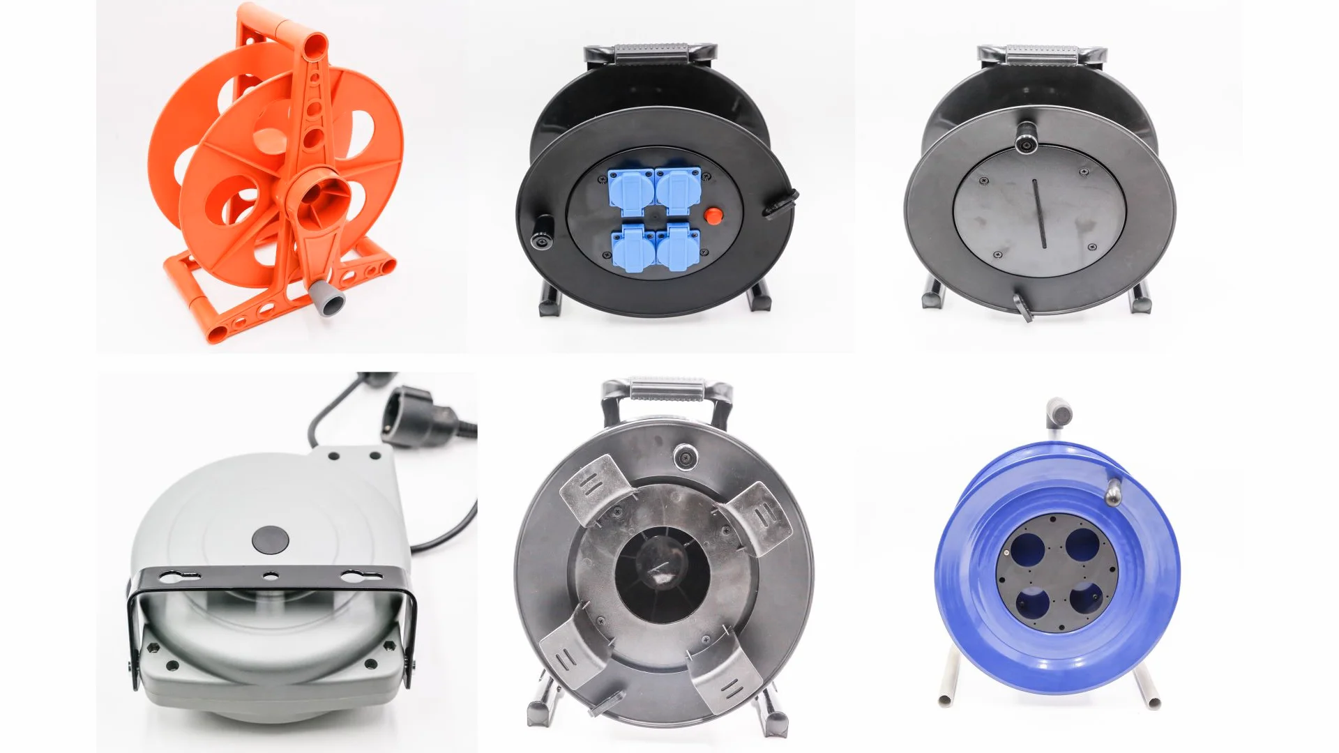 Robust Pc Drum System Extension Power Cord Reel With Winder 310 Mm Empty Cable Reels Buy