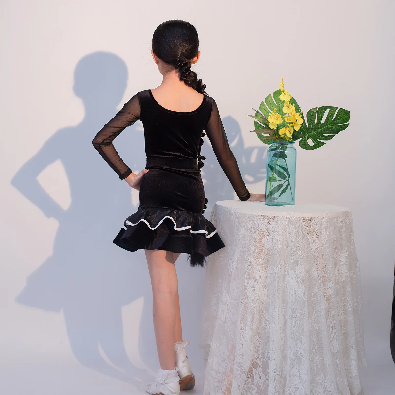 Practice Performance Clothes New Practice Summer Highgrade Children Latin Dance Skirt