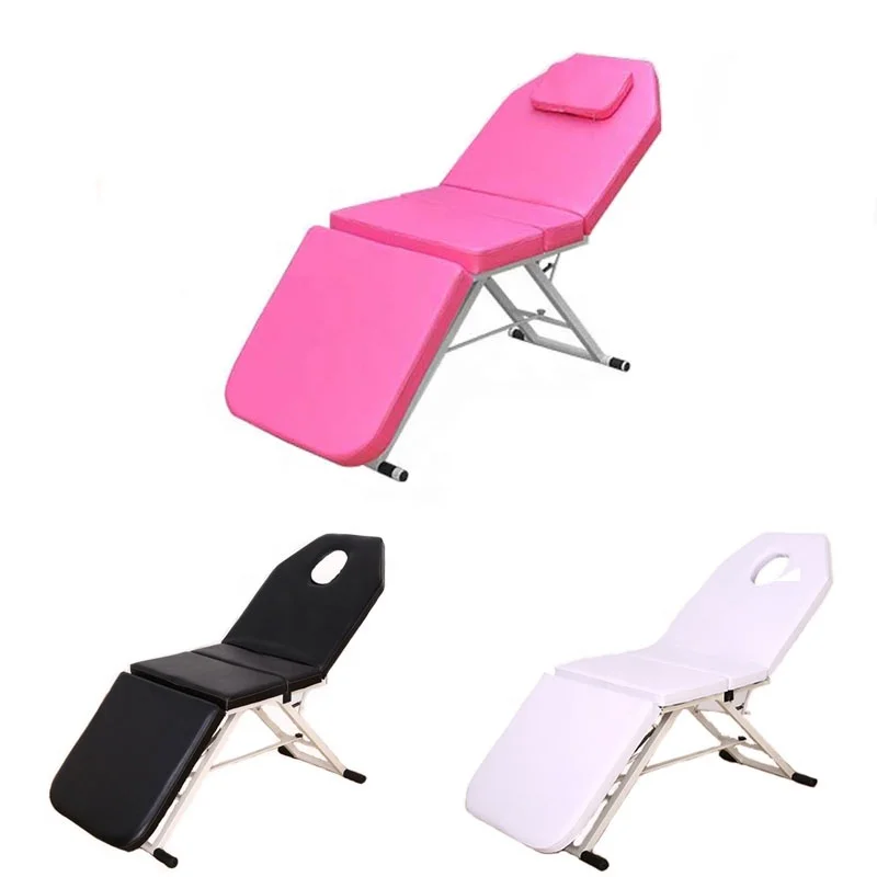 

High Quality Thickened Steel Back and Legs Raise and Fall Multifunctional Massage Table Foldable Portable Massage Bed