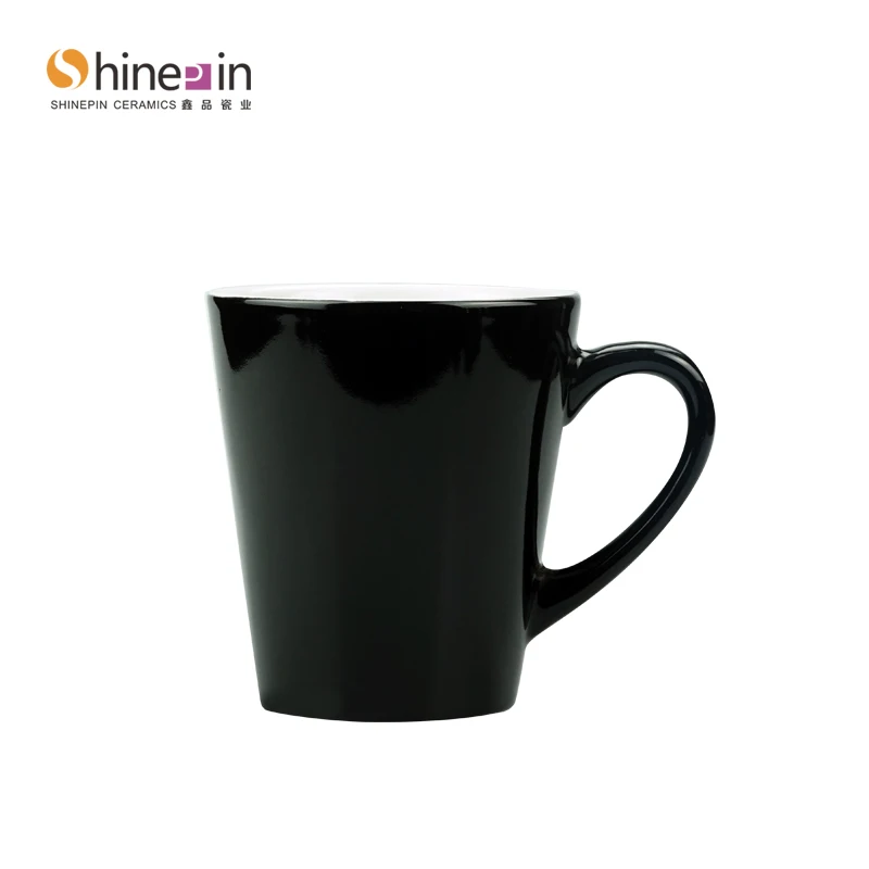 
China mugs wholesale matt black coffee mug 