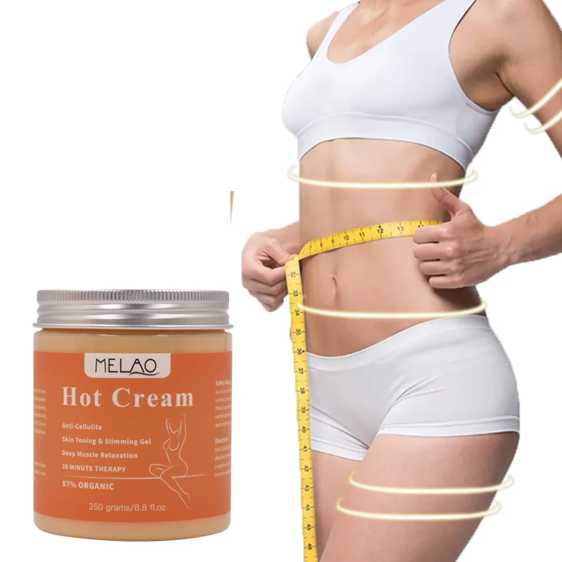 

MELAO Weight Loss Cream Body Massager New 250g Anti Cellulite Hot Cream Fat Burner Gel Slimming Cream Massage Hot Anti-Cellulite