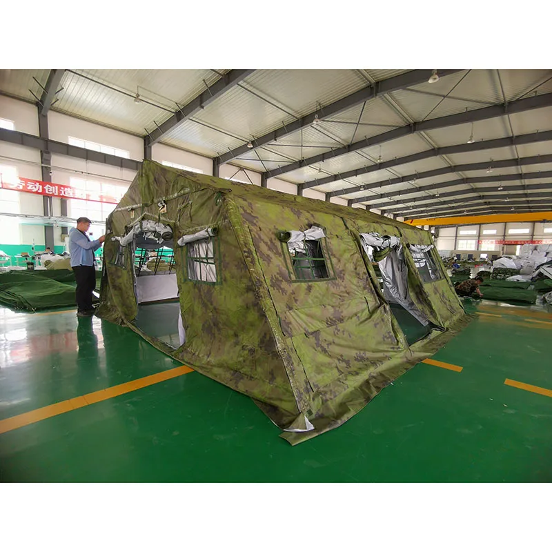 

30 square meters heavy duty canvas army tent military tent from factory