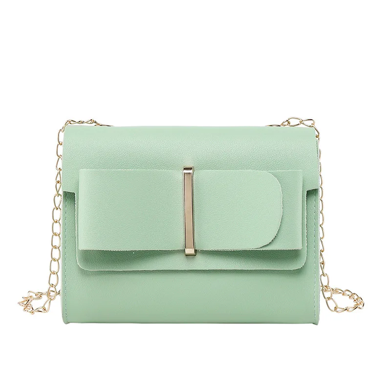 

New fashion ladies shoulder messenger girl casual small fresh chain small square bag
