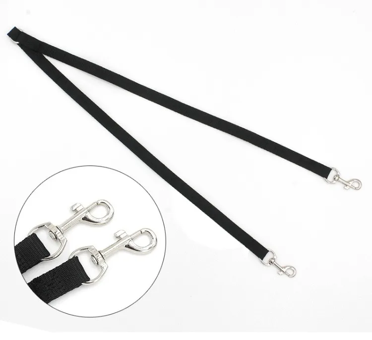 

Dog Accesories Pets Accessories 2 Multifunction Pet Leash Double Hooks Leash Extending Dog Lead, Black /red