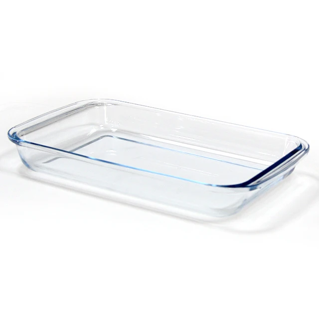 

1L rectangular glass baking dish pyrex glass bakeware, Blue