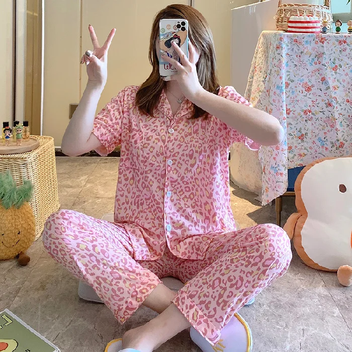 

Wholesale Korean Style Sleepwear Designer Pyjama Women Femme Pijama Feminino Piyama De Mujer Daster Wanita Pajama Set Loungewear