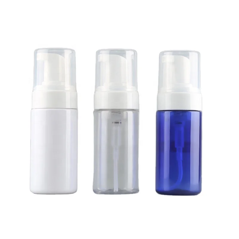 

foaming bottle 100ml PET cosmetic liquid soap dispenser with foam pump bottle