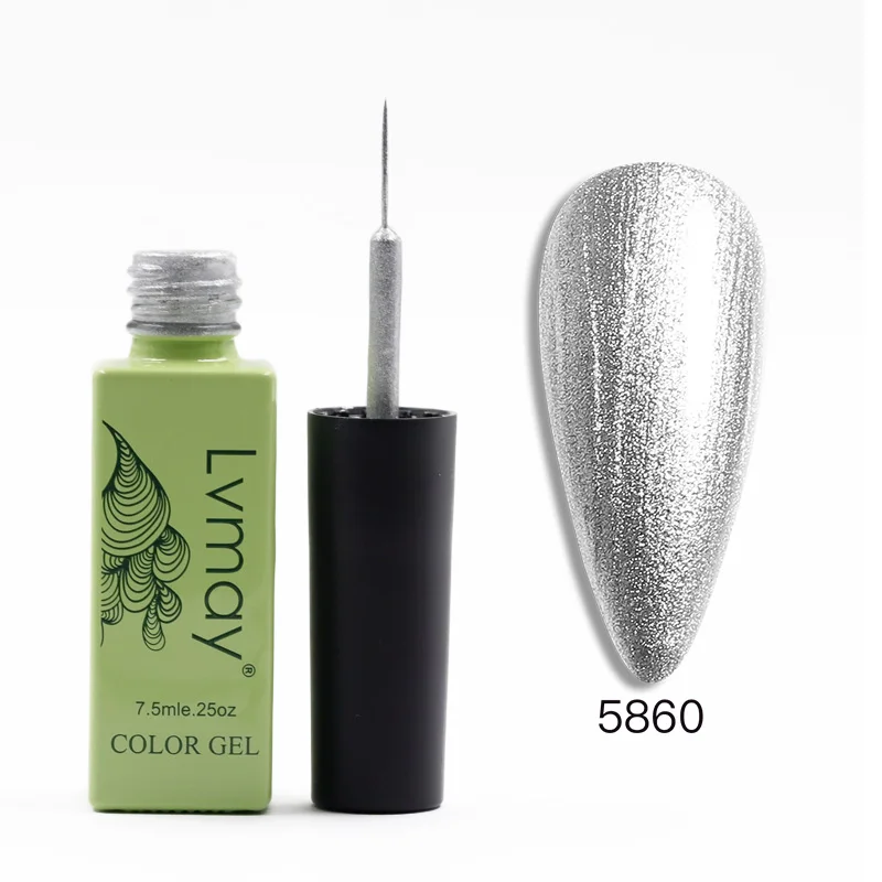Nail Supplies Wholesale Hot Sale 12 Colors Line Gel Nail Art Gel Polish Liner Gel Polish for Nail Art Painting