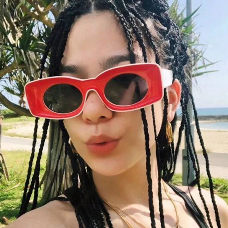 

2021 Trendy Women Fashion Sun Glasses Funny Concave Luxury mens Hip Hop Sunglasses