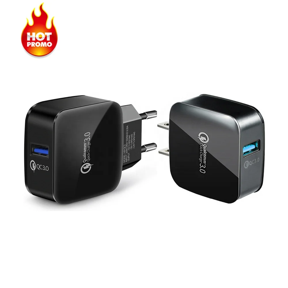 
Universal 1 USB Port QC3.0 USB Hub Wall Charger Adapter EU US Plug 