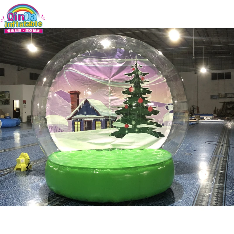 Beautiful Design Giant Snow Globe Human Size Inflatable Dome Snow Globe