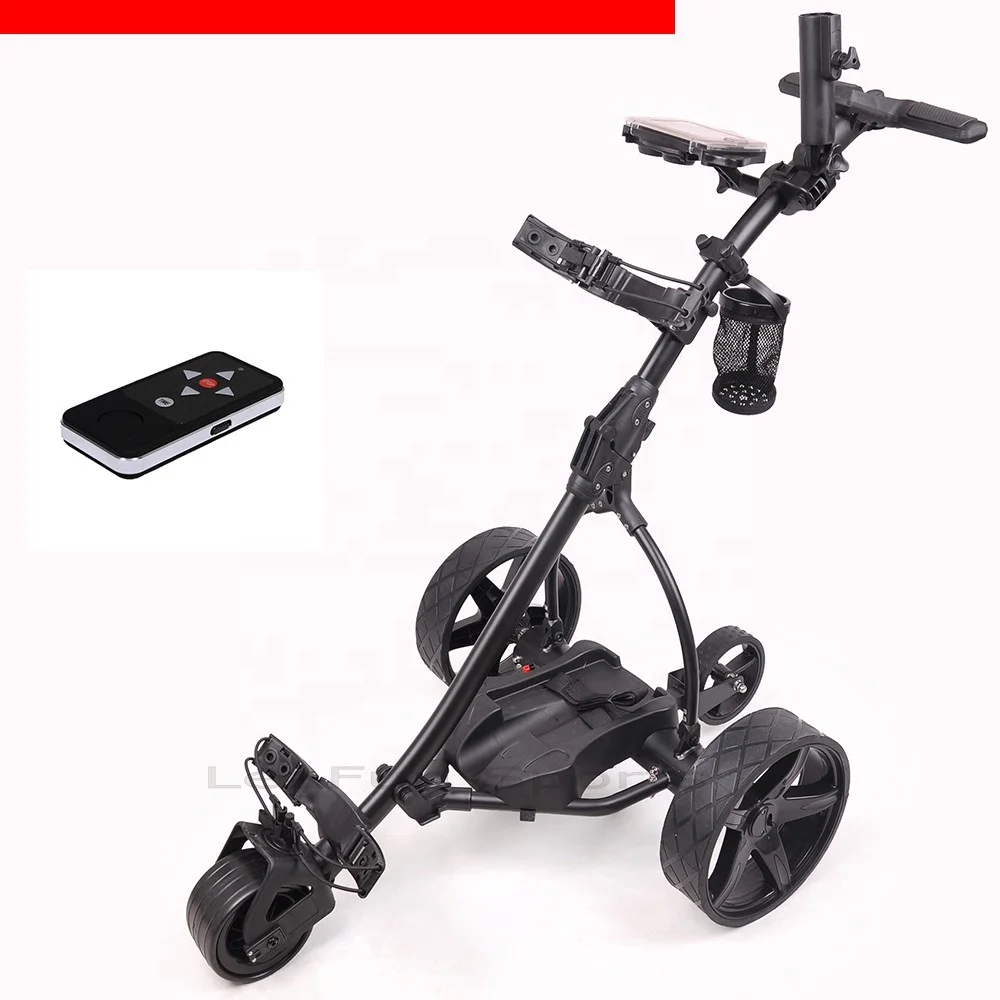 

Motorized Golf Trolley With 36 Holes Lithium Battery ,Programmable Full-Featured Remote Control With Dual high-efficiency Motors