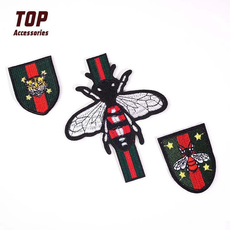 

Wholesale Custom Fashion Heat Press Designer Animal Embroidery Patches