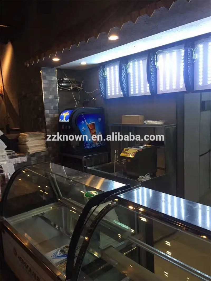 Oem Commercial Soda Post Mix Soda Fountain Dispenser With 5 Valves