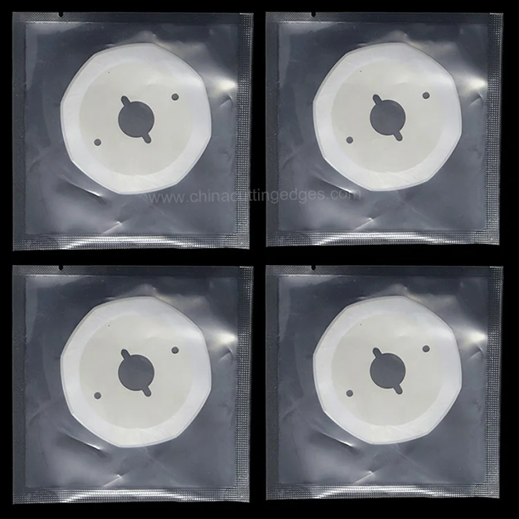 Zirconia Zro2 Ceramic Circular Round Rotary Cutting Knife Blade Ceramic