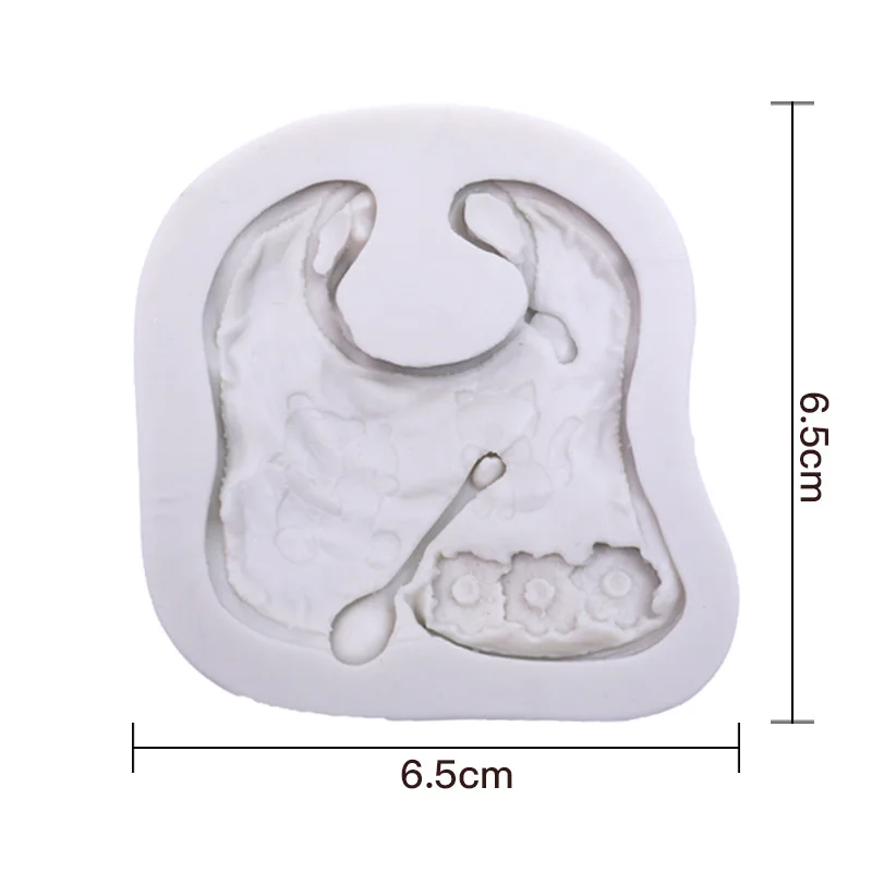 

DIY Bib Chocolate Cake Baking Tool Silicone Fondant Mold for Baking Pastry Cake Tools Bakeware Mould Making 3d Crafts Molds