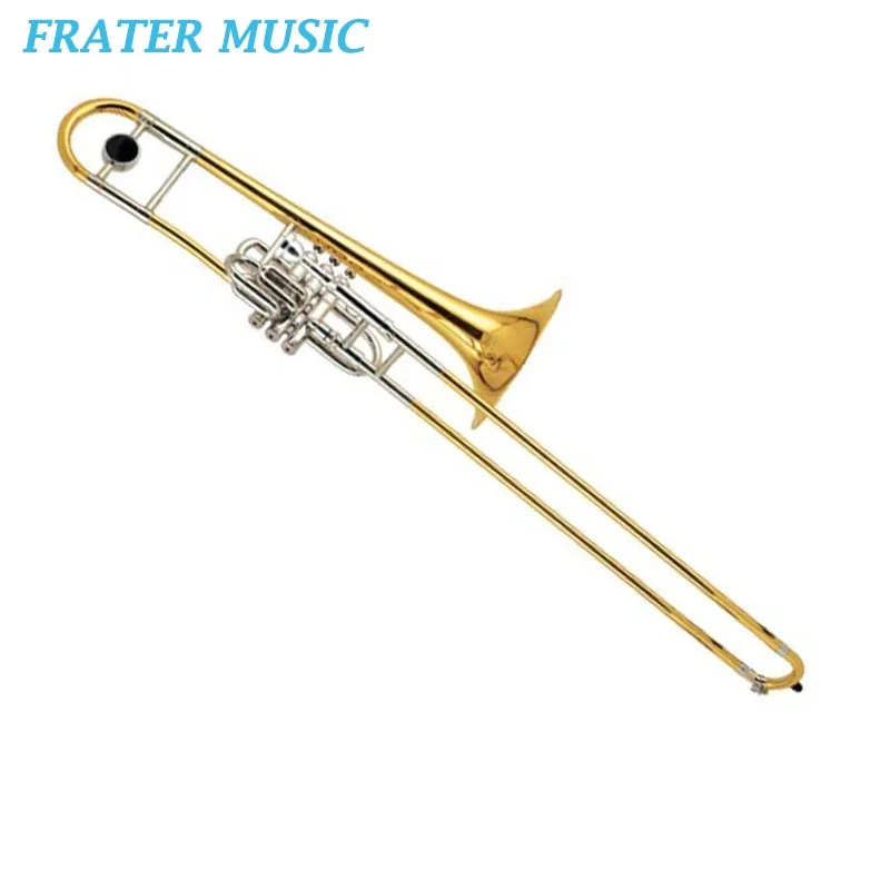 
High Grade Gold lacquer Bb Key Piston Trombone (JTB 400) 