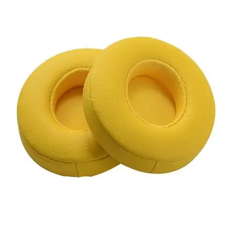 

Original Yellow Replacement Earpad For solo 2.0/3.0 Wireless Version Headset Ear pads Sponge Cushion Covers Accoriess, Black