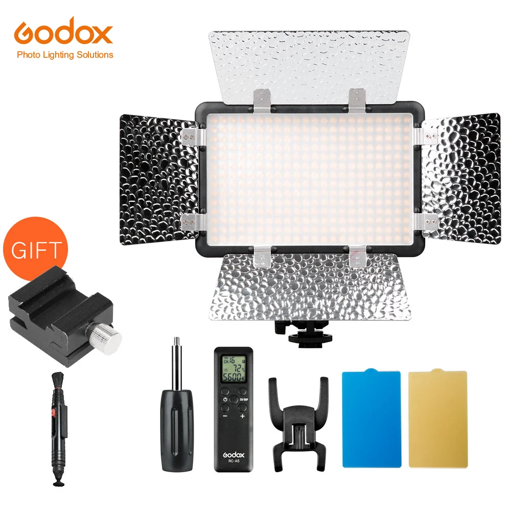 

inlighttech Godox Wireless Remote LED 308W II LED308II 5600k White Version Video Light Lamp For Camera Camcorder 5600k