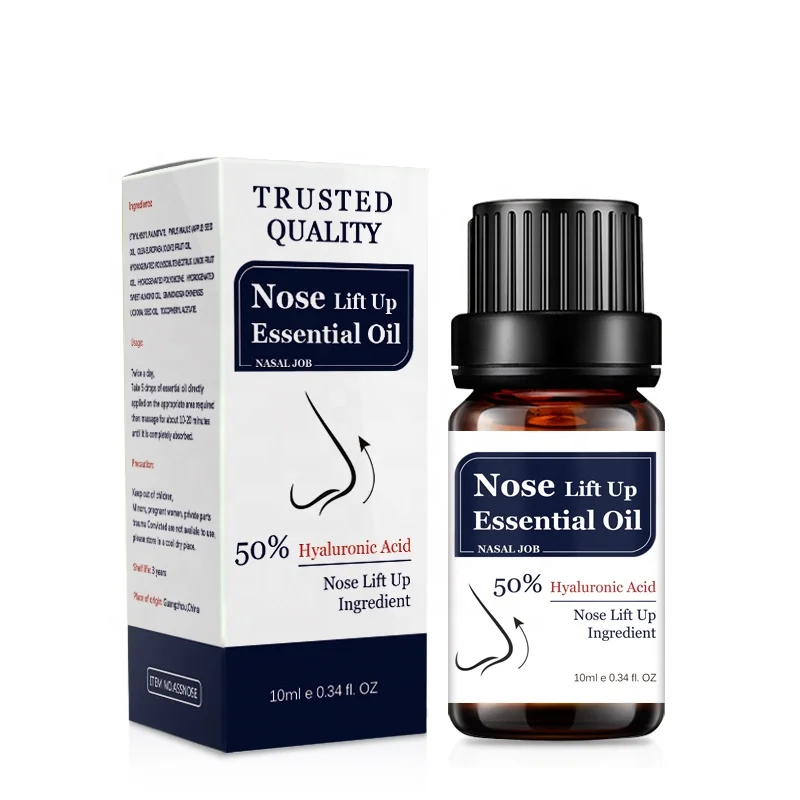 

ODM/OEM Custom Logo Natural Powerful Effective Nose Lift Up Essential Oil Hyaluronic Acid Nose Lift Up Oil For Nose Lifting Up