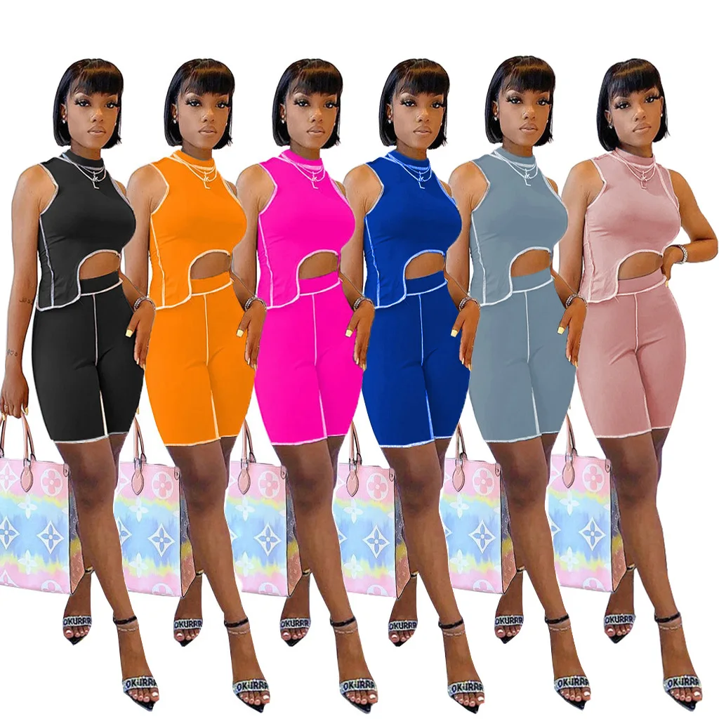 

sexy summer outfits for women 2021 plus sized women sets ruched skirt set set clothes for woman