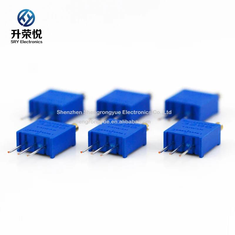 Bourns Potentiometer 3296w1502lf 3296w 5k Square Trimpot Trimming