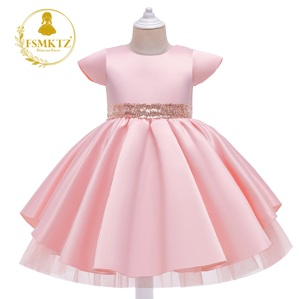 

Girls Boutique Kid Gown Clothing Dresses Ruffled Frock Heart-Shaped Backless Child Clothing, Grey,red, green,pink,champange,peach,white,sky blue